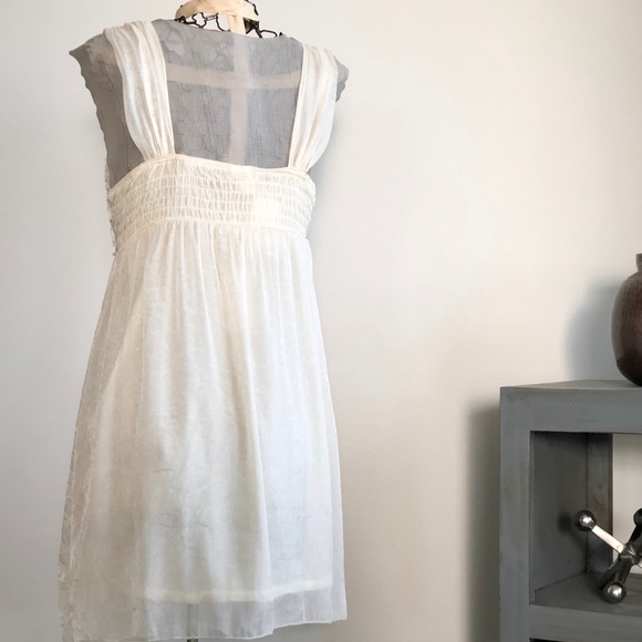 PRICE⬇️My Pretty Angel Off White/Cream Crochet Dress. NWT. Large. - Picture 7 of 9